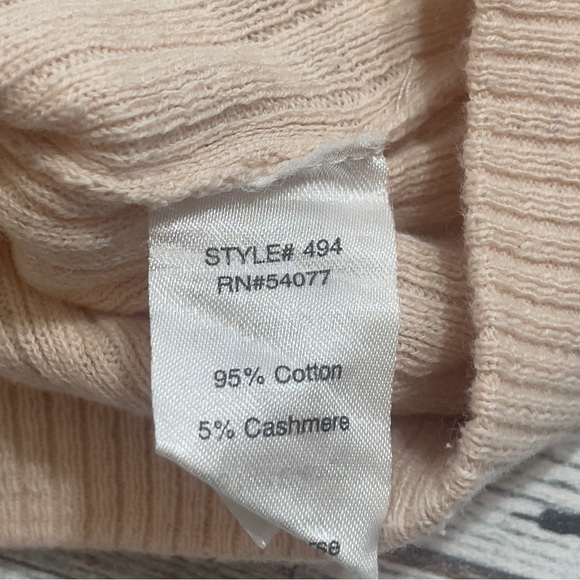 CAbi Blush Pink Cashmere Blend Cardigan Style 494 Small - Picture 7 of 10